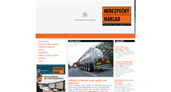 Desktop Screenshot of nebezpecnynaklad.cz